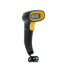 Handheld-Barcode-Scanner mit Kabel, 1D-QR-Coms-Barcode-Leser, USB-Anschluss