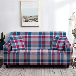 Pokrywa krzesełka 1/2/3/4 SEater Sofa Sofa Cover Pył Puloodporna rozciąganie do salonu L Kształt Protektor przeciwzakłaniowy wystrój domu