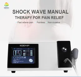 Máquina de empuração portátil de nova geração Máquina de onda de choque de equipamento de fisioterapia para alívio da dor no corpo inteiro CE aprovado