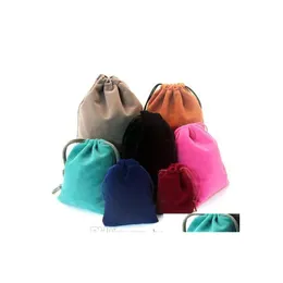 Bolsas de embalagem bolsas de presente dstring bolsas de dstring 7cmx9cm j￳ias l￣ de j￳ias porto de j￳ias porto de natal entrega de gota de Natal