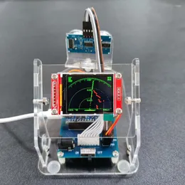 ミニレーダースキャン超音波検出ロボットLCDスクリーンオープンソースDIYキットArduino