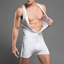 Männer Thermo-Unterwäsche 2023 Sexy Unterhemd Männer BodySuit Körper Baumwolle Lycar Mann Overall Wresting Anzug Unterhemden Enge Shaper Junge Exotische