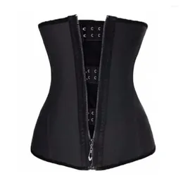 Frauen Shapers Korsett Body Shaper Latex Taille Trainer Reißverschluss Unterbrust Schlanke Bauch Cincher Abnehmen Slips Gürtel Shapewear Für Frauen