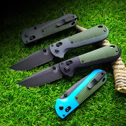 Benchmade Redoubt 430/430BK AXIS Folding Knife 3.55" CPM-D2 Graphite Blade Nylon Fiber Handles Pocket Tactical Knives Outdoor Camping Hunting 430SBK Utility Tools