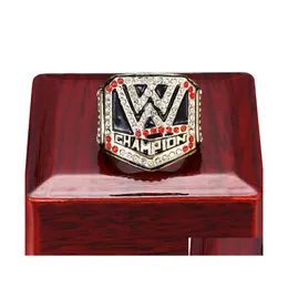 Trzy kamienne pierścienie biżuteria świat World Wrestling Entertainments Championship Ring Fani Prezenty Rozmiar 11 Niska cena Man Drop dostawa Dhjvf