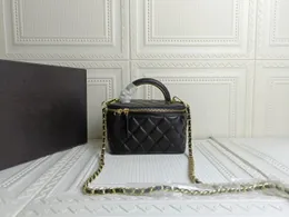 Box Bag Mini Zipper Leather Crossbody Bag Luxury Handväska Fashion One Shoulder Bag Logo Ringer Top 2023 Spring Cosmetics