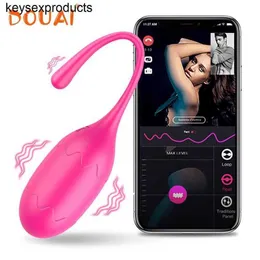 Massager per adulti Wireless Bluetooth Dildoot Vibrator Sex Toys for Women Remote App Control App Vibry Vagina Ball Mutandine 18