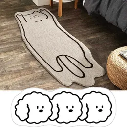 Carpets 80cm Funny Rug Bedroom Carpet Cartoon Soft Floor Mat Living Room Sofa Side Non-slip Doormat Fluffy Rugs Alfombra TapisCarpets