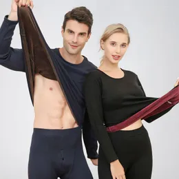 Męska bielizna termiczna aiiou Mężczyźni Zimowe zestawy polaru utrzymują ciepło w zimnej pogodzie Thermo Rajstopy Leggings Slim Fit Home Long Johns Ubrania