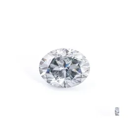 Andere Gecertificeerd Lichtgrijze kleur Ovaal geslepen Moissanite Losse steen Diamant Test Geslaagd Gra Lab Edelsteen Voor doe-het-zelf sieraden Ringandere Dro Dhsix