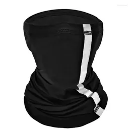 Bandanas Reflective Neck Gaiters Variation Color Strip Scarf Windproof Safety Face Clothing Bandana Dust-Proof Sun Shade Shield