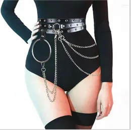 Belts Punk Style Concave Shape Waist Chain Fire Sexy Wild Casual Belt Jewelry Female