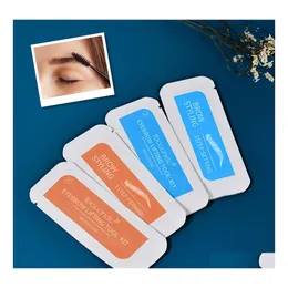 Eyebrow Enhancers Brow Lamination Kit Safe Lift Lifting Protable Travel Professional Beauty Salon 20 Pcs Drop Delivery Health Makeup Dhfnt