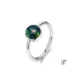 Solitaire Ring Fashion Opal Rings for Women inossidabile acciaio staccabile per le dita creativo per le feste di gioielleria di gioielli regalo drop de dhgvr