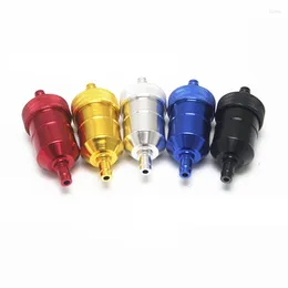 All Terrain Wheels Universal 8mm Petrol Gas Fuel Filter Cleaner Aluminum Alloy Motorcycle Pit Dirt Bike ATV Oil Gasoline