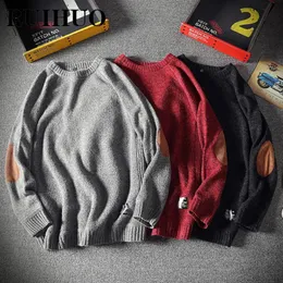 Men's Sweaters RUIHUO Patchwork Sweater Men Clothing Hip Hop Streetwear Pulover Pull Vintage 5XL 2023 Autumn Winter Arrivals