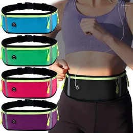 Waist Bags Sport Running Bag For Women Men Gym Fanny Safty Reflective Tape Waterproof Pack Cycling Phone Case Belt