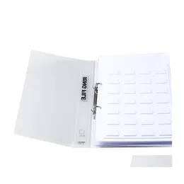 Refillable Compacts 속눈썹 디스플레이 카드 샘플 책 흰색 거짓 카탈로그 70 쌍의 속눈썹 1 세트 드롭 배달 건강 아름다움 DHBCU Make DHBCU