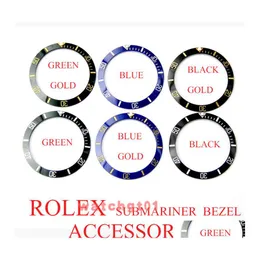Kits de ferramentas de reparo aptos para Rolex Hk tamanho 38 mm, moldura de cerâmica, acessórios para relógios, relógios Ln, reparadores de peças, relógios de pulso masculinos Dhsfe