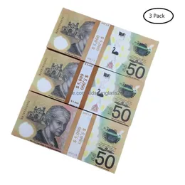 Novidade Jogos Prop Aud Notas Dólar Australiano 20 50 100 Cópia de papel Fl Imprimir Notas Dinheiro Falso Monopólio Filme Adereços Drop Deliv Dhqdt166T