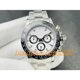 18 Styles Mens Watch 40mm Automatic Hanical Movement Stainless Steel Ref.116500-116508 High-quality Sapphire Glass Luminous Wristwatch Original Box