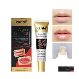 Läppbalsam Karite Maximizer Gloss Extreme Lipgloss Enhancer Booster Bigger Lips Minska fina linjer Plumper Oil J055 Drop Delivery Healt Dhucr