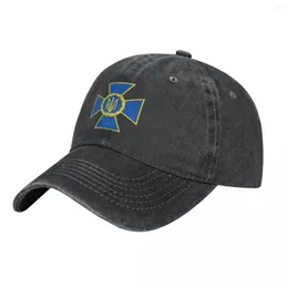Berets Baseball Caps Hats Ukraina Ukraińska emblemat Service Service Cowboy Hat for Man Peaked Cap Drama
