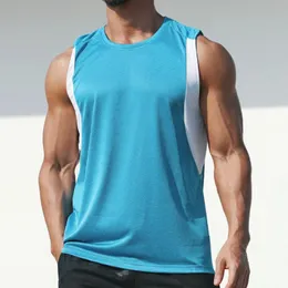 Men's Tank Tops Men Undershirt Loose Tanks Top Polyester Breathable Durable Summer Sports Vest