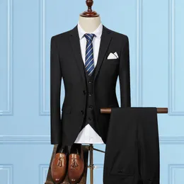 Mäns kostymer höst (jacka västbyxor) 2023 bröllop manliga blazer jackor mäns affärsfest god kvalitet män plus size s-3xl