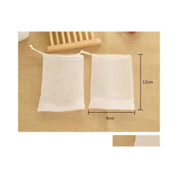 Bath Brushes Sponges Scrubbers Soap Blister Bubble Net Mesh Face Wash Froth Nets Bag Manual Drop Delivery Home Garden Bathroom Ac Dh261