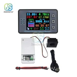 120V 300A VAC8810F 2.4 بوصة LCD سعة البطارية اللاسلكية اختبار Coulometer Current Current Power Meter Cetector Voltmeter