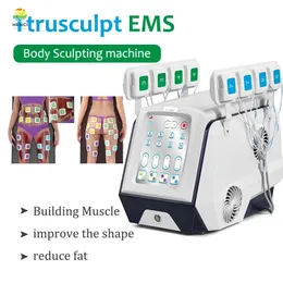 2023 Ny teknik Elektrisk puls EMS Body Sculpting Machine EMS Formning av muskelstimulator med åtta områden