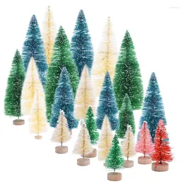 Dekoracje świąteczne 5-16 cm mini drzewo Arbol de Navidad fałszywe pinie