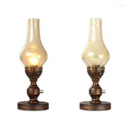 Table Lamps Lights Vintage Crack Glass Restaurant Dimmer Switch Metal Base Besides Study Room Desk Lighting Fixtures