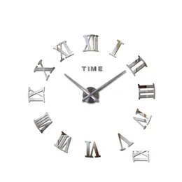 Стенные часы DIY Стерео римское слово большие часы творческие современные минималистские наклейки