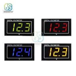 0.56 Inch 2 Wires DC 2.5-30V LED Digital Voltmeter Waterproof Voltage Tester Meter Panel Gauge For Car Motorcycle