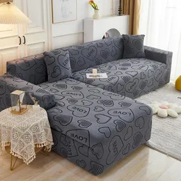 Chair Covers 2023 Sofa Cover For Living Room Stretch Jacquard Slipcover L Shape Corner Funda Elastic Couch