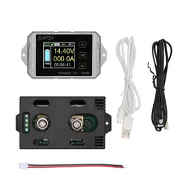 Drahtloser Farbbildschirm, digitaler Voltmeter, Amperemeter, Spannung, Strom, Leistungsmesser, Batteriekapazitätstester, Monitor, Coulomb-Zähler