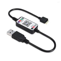 컨트롤러 LED 컨트롤러 USB DC 5V Bluetooth 무선 디머 RGB 스트립 어두운 램프 스트링 조명 앱 리모컨