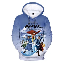 هوديز الرجال للبلوزات Avatar the Last Airbender 3D Print Cartoon Sweatshirt الرجال نساء