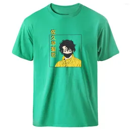 男性用TシャツTシャツのための特大の夏の半袖トップhaikyuu kageyama oネックルーズヒップホップストリートウェアトップ2023 Homme Plus Tee