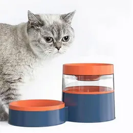 Cat Bowls Feeders Pet Dog Bowl Automatisk dricka fontän Ekovänlig hållbar enkel moderna utfodringsmaterial