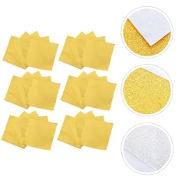 Confezione regalo Involucri di carta per caramelle Involucro di cioccolato Involucro Fogli di barre d'oro Confezionamento Carte da imballaggio Alluminio Quadrato in alluminio Pacchetto fai da te