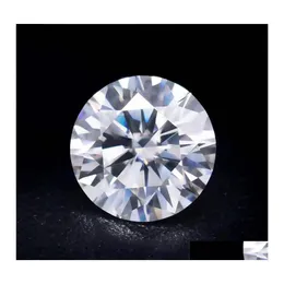 Altro genuino 13 carati D colore Vvs1 rotondo Moissanite pietra sciolta 8 cuore freccia passa diamante con Gra per gioielli fai da te in oro Kaltro Dro Dhtug