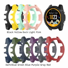 Ремешки для часов модные спортивные Мягкий силиконовый ремешок для Garmin Forerunner 945 935 чехол цвет ПК замена браслеты браслет ремешок
