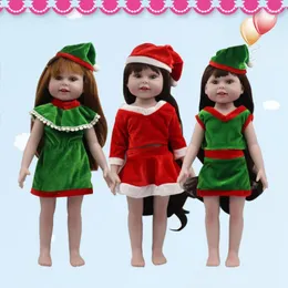 Christmas Decorations Sweater Fit 18 Inch American Doll Clothes Accessories Baby Birthday Exquisite All- Children's Gift F