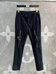 Męskie garnitury AD0177 Fashion Men's Pants 2023 Runway Luksusowe europejskie ubrania w stylu imprezowym