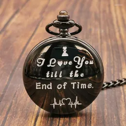 Pocket Watches Unisex Customeized Watch Men I LOVE YOU Clock For Children's Day Kids Boy's Birthday Gifts Lover The Greatest