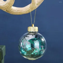 Украшение вечеринки красочное рождественское мяч безделушки висеть в Diy Ornament 7,5 см года рождественский декор дом