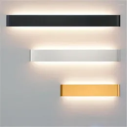 Lampa ścienna światła LED do salonu sypialnia łóżka aluminium w górę i w dół 6W 12W 16W Sconce AC85-265V Lighti